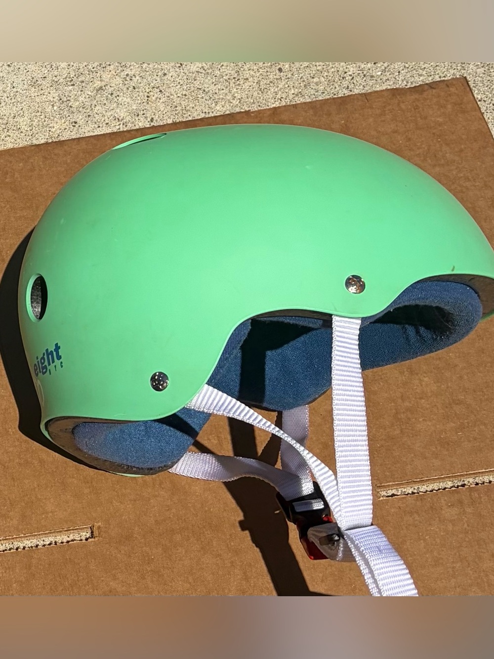 Triple Eight Tony Hawk Sweatsaver Mint Green Skate Bike Helmet Kids Size XL